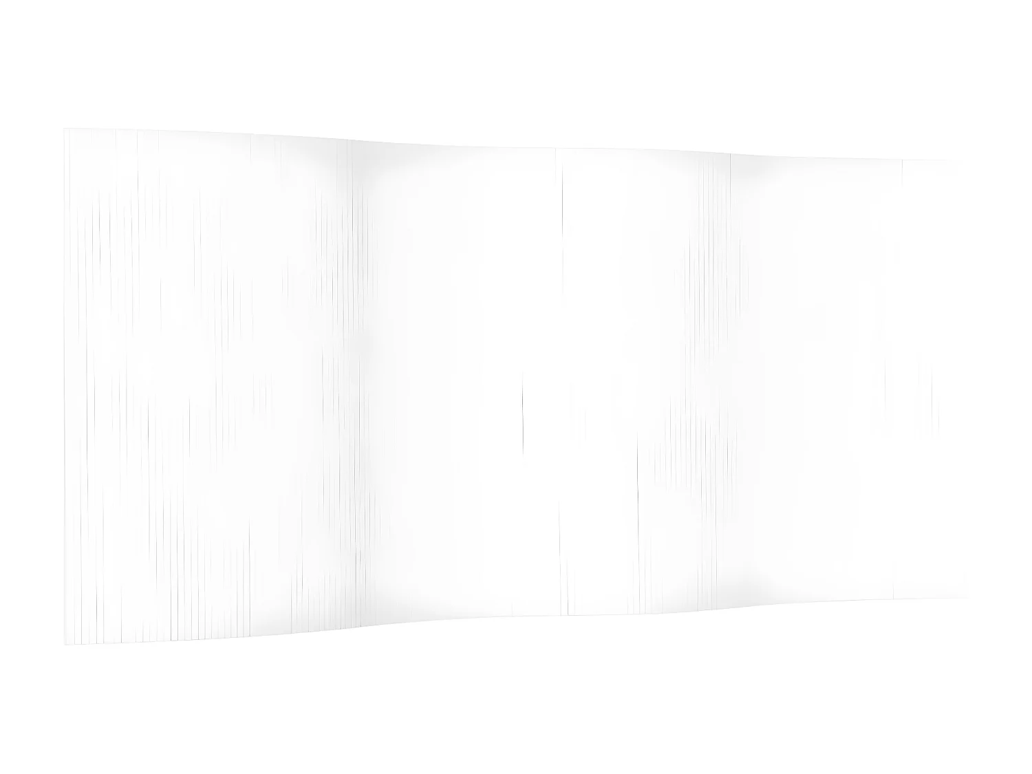 Cloison de séparation blanc 165x400 bambou