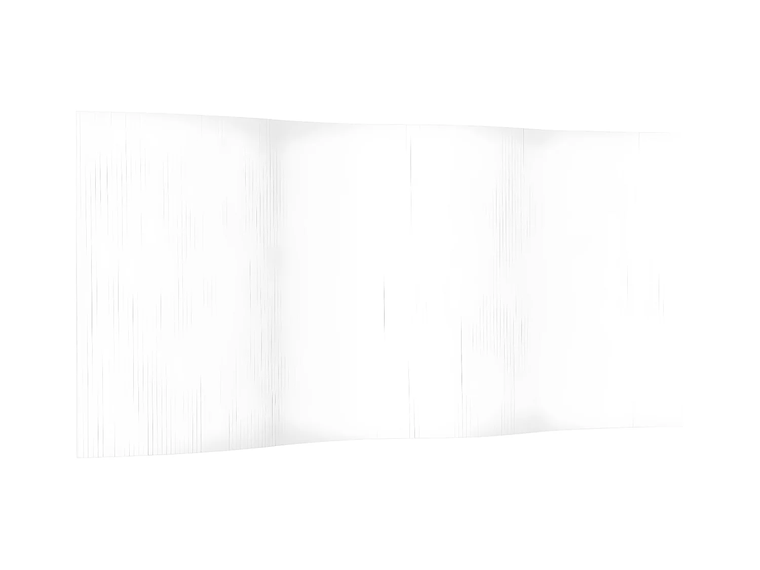 Cloison de séparation blanc 165x400 bambou