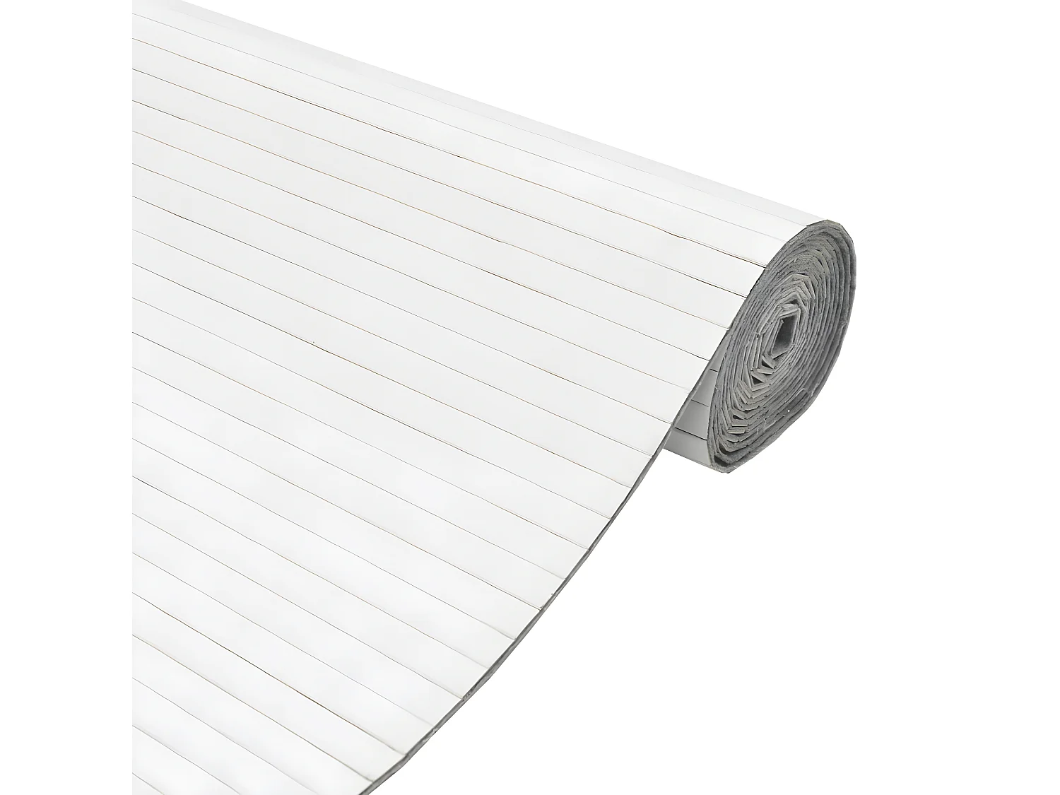 Cloison de séparation blanc 165x400 bambou