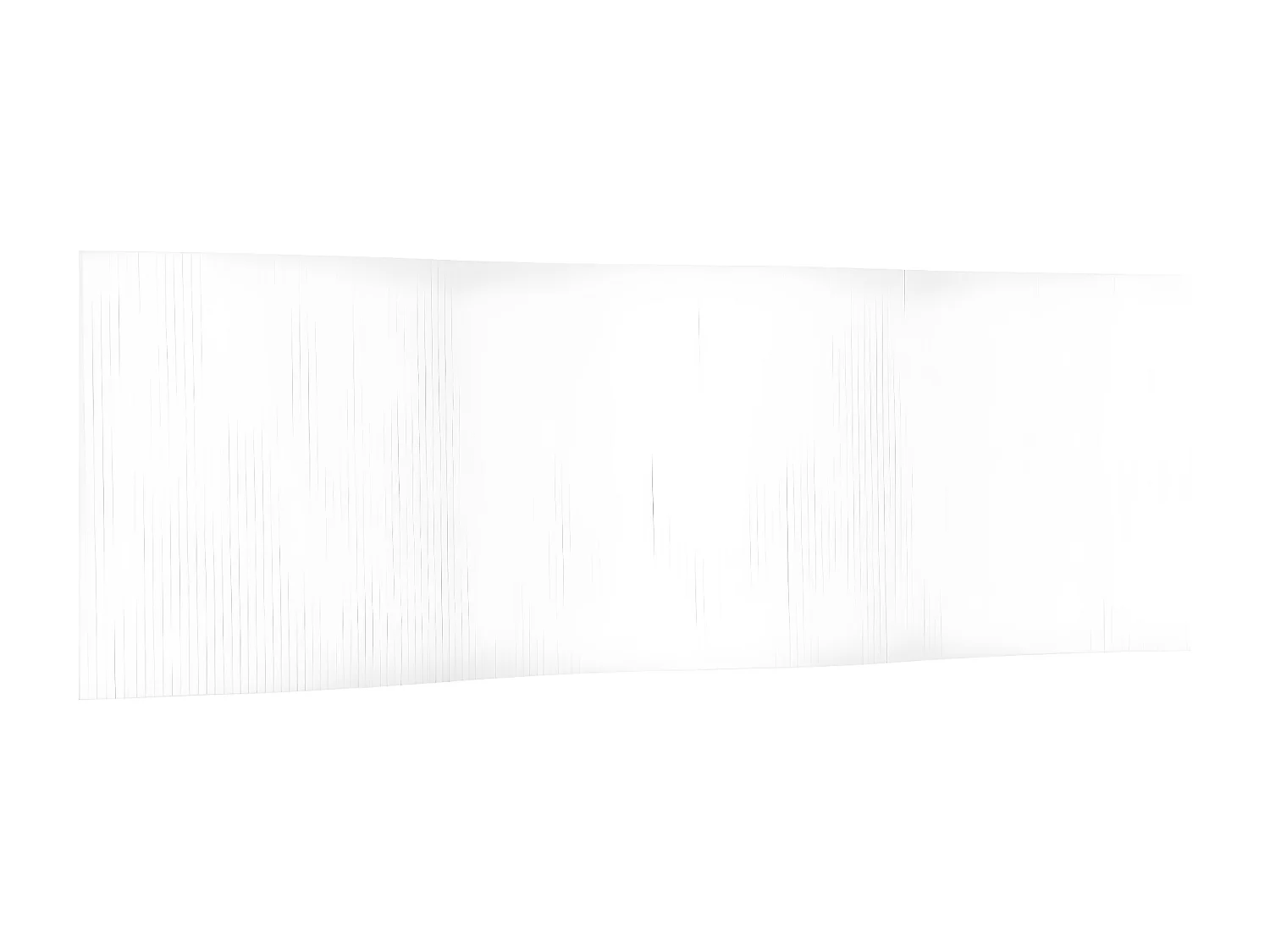 Cloison de séparation blanc 165x600 bambou