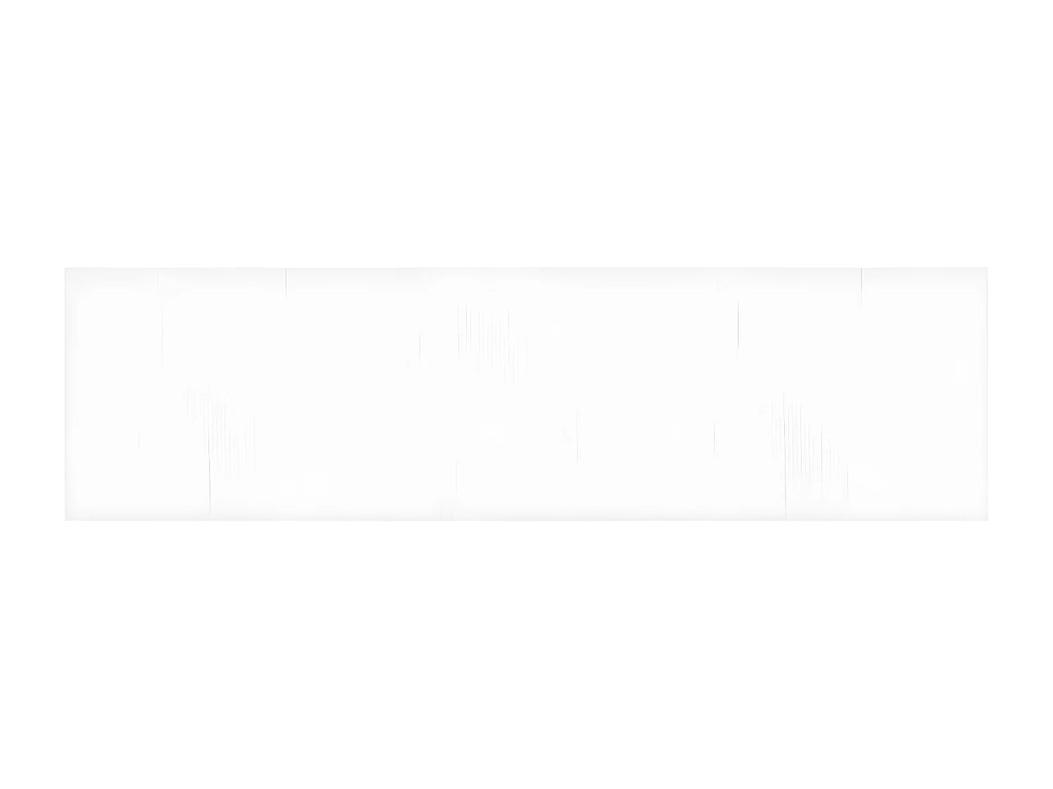 Cloison de séparation blanc 165x600 bambou