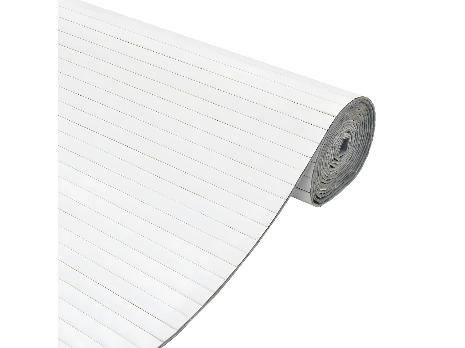 Cloison de séparation blanc 165x600 bambou