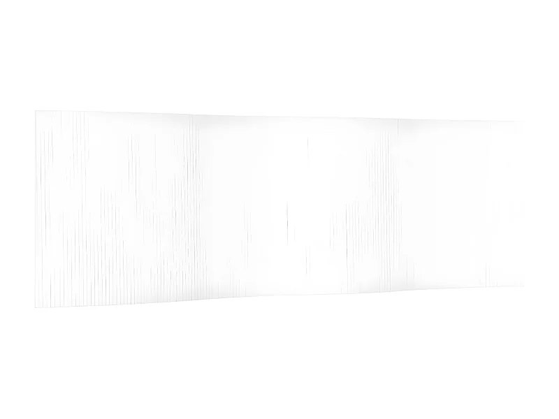 Cloison de séparation blanc 165x600 bambou