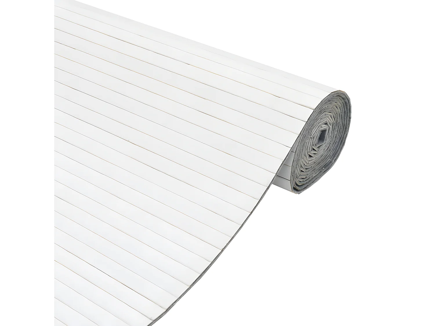 Cloison de séparation blanc 165x800 bambou