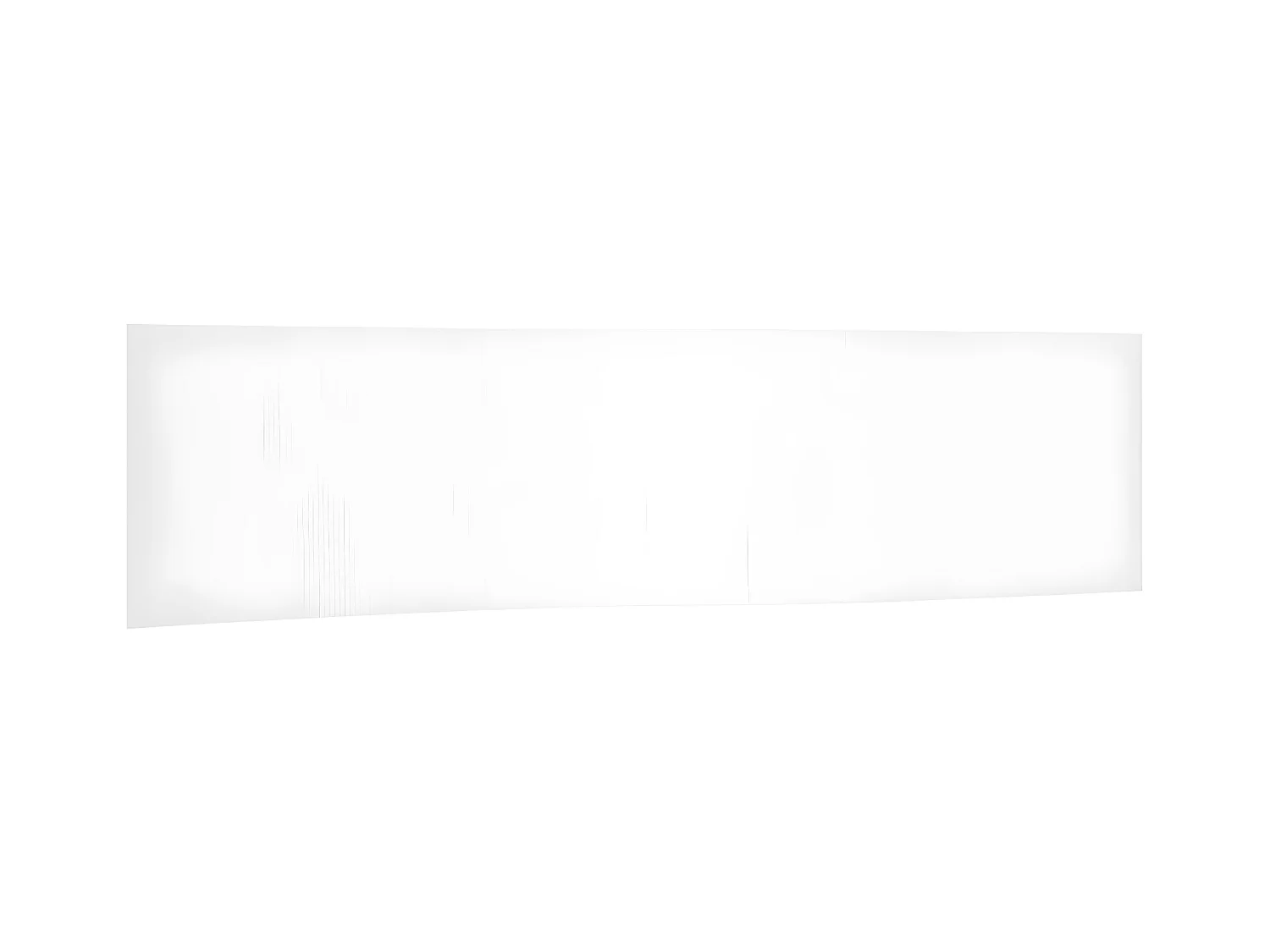 Cloison de séparation blanc 165x800 bambou