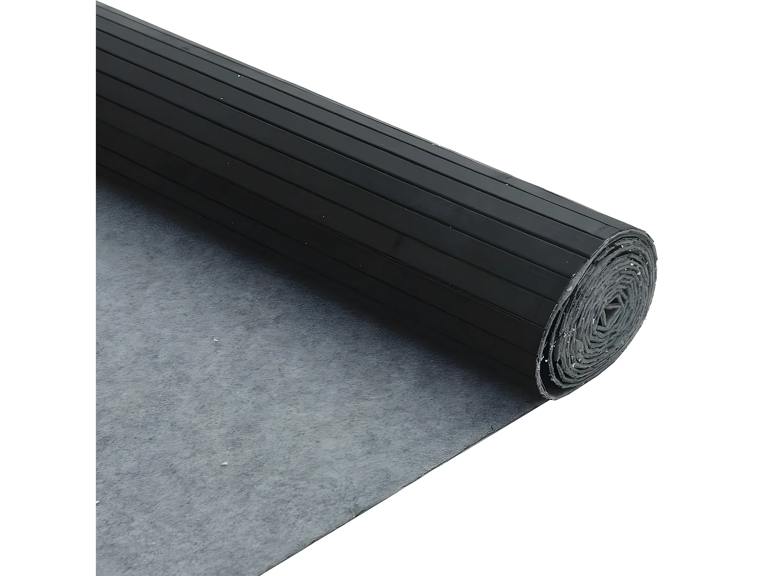 Cloison de séparation noir 165x600 bambou