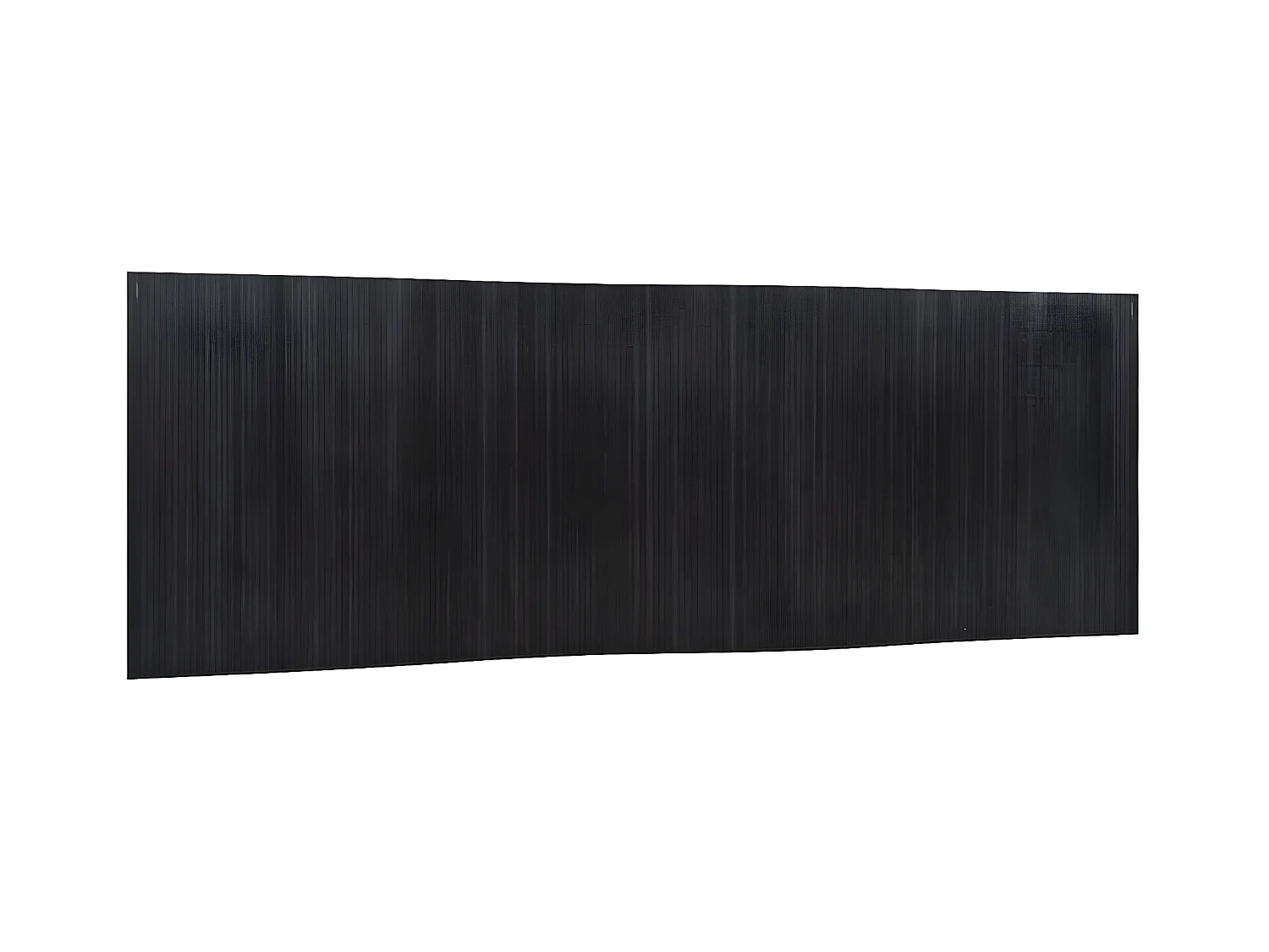Cloison de séparation noir 165x600 bambou