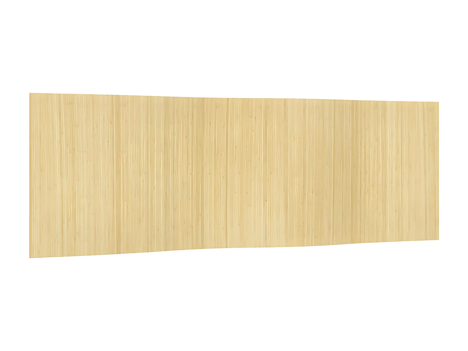 Cloison de séparation naturel clair 165x600 bambou