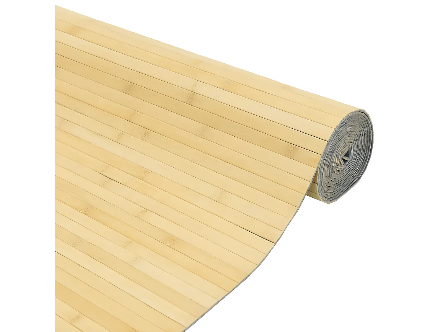 Cloison de séparation naturel clair 165x600 bambou