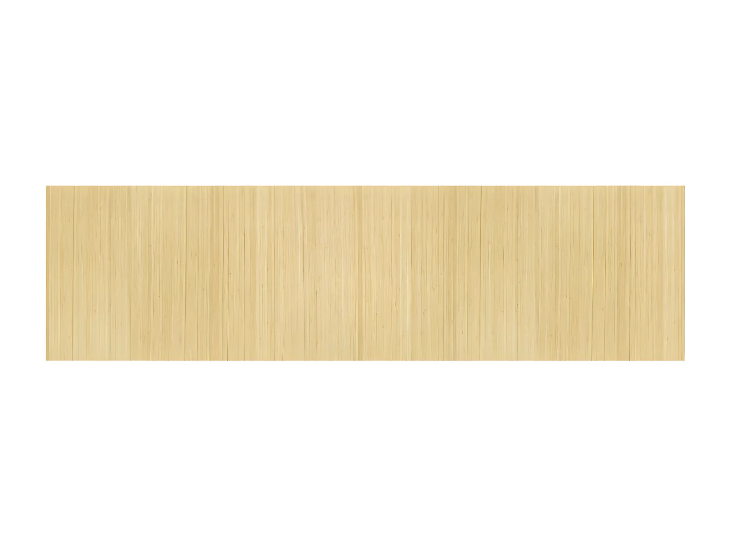 Cloison de séparation naturel clair 165x600 bambou