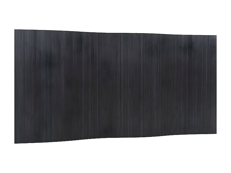 Cloison de séparation gris 165x400 bambou