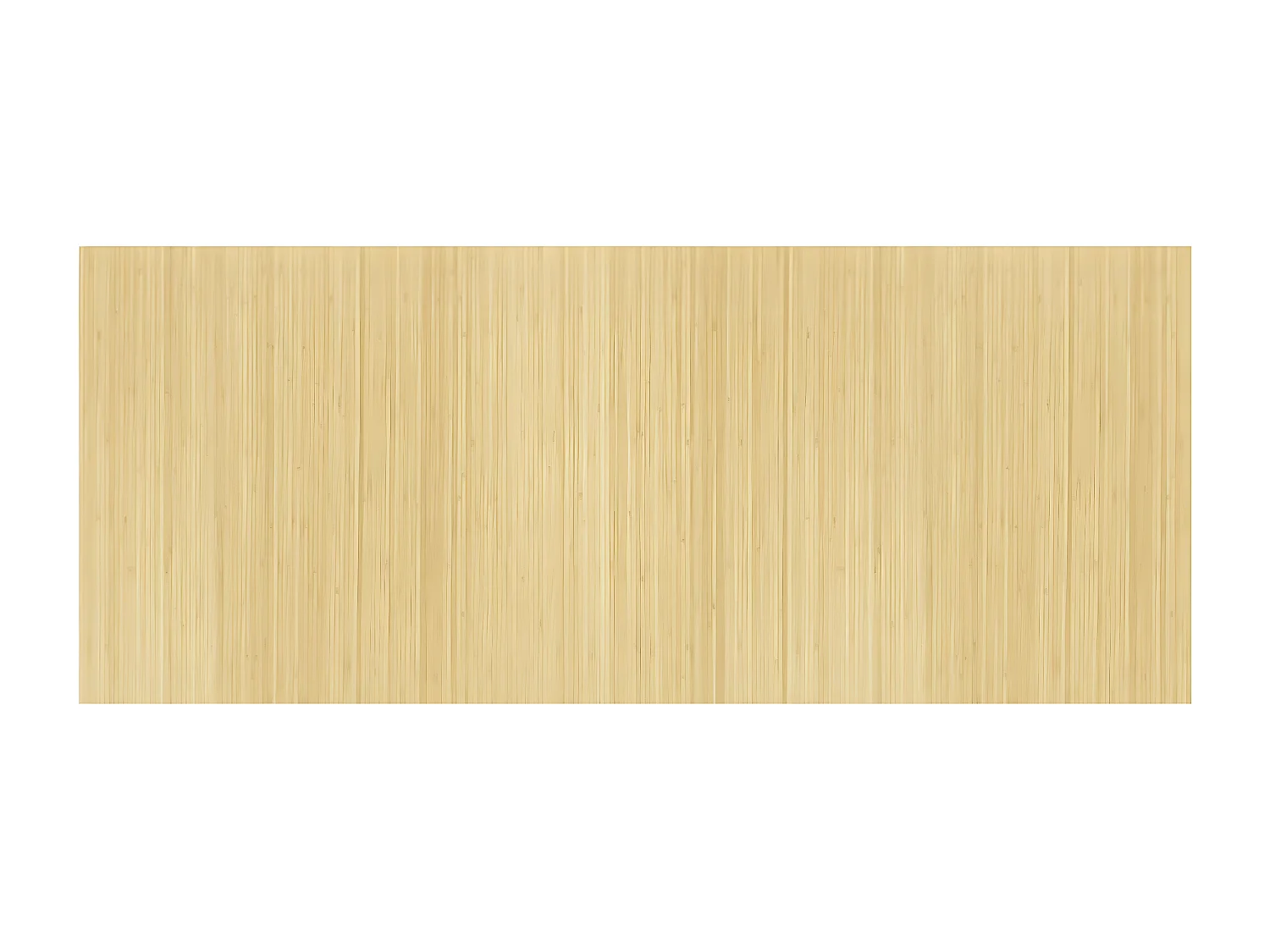 Cloison de séparation naturel clair 165x400 bambou