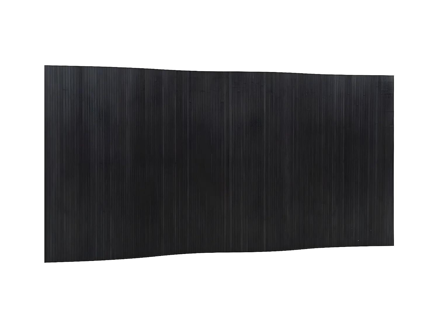 Cloison de séparation noir 165x400 bambou