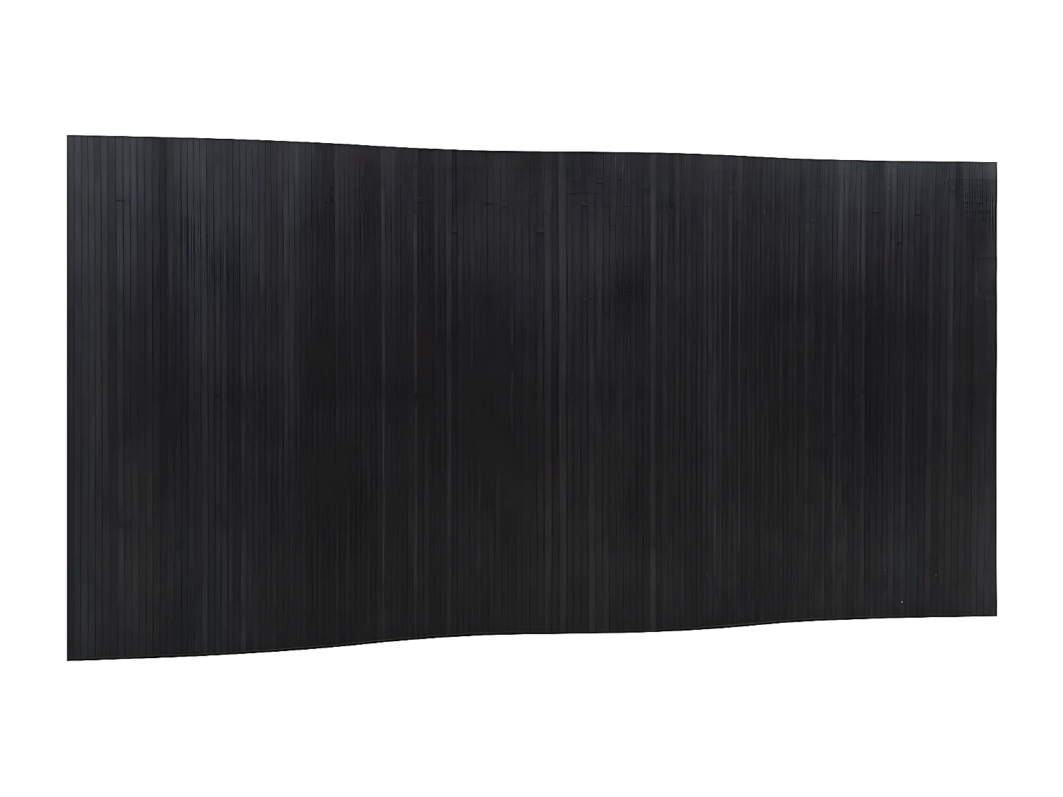 Cloison de séparation noir 165x400 bambou