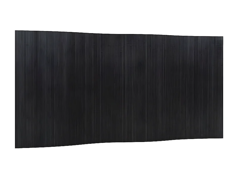 Cloison de séparation noir 165x400 bambou