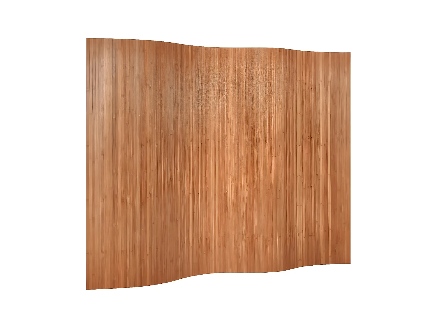 Cloison de séparation marron 165x250 bambou