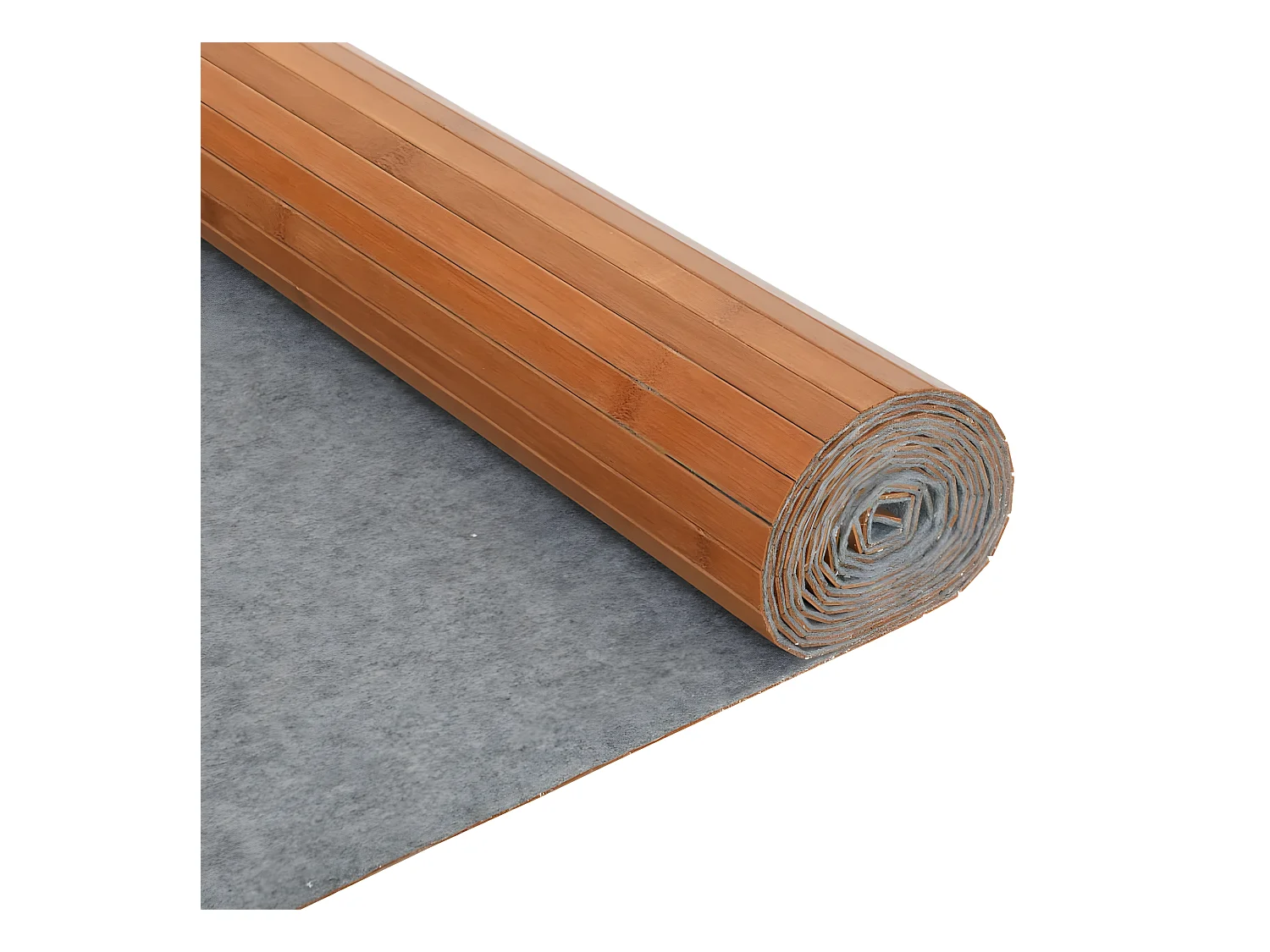 Cloison de séparation marron 165x400 bambou