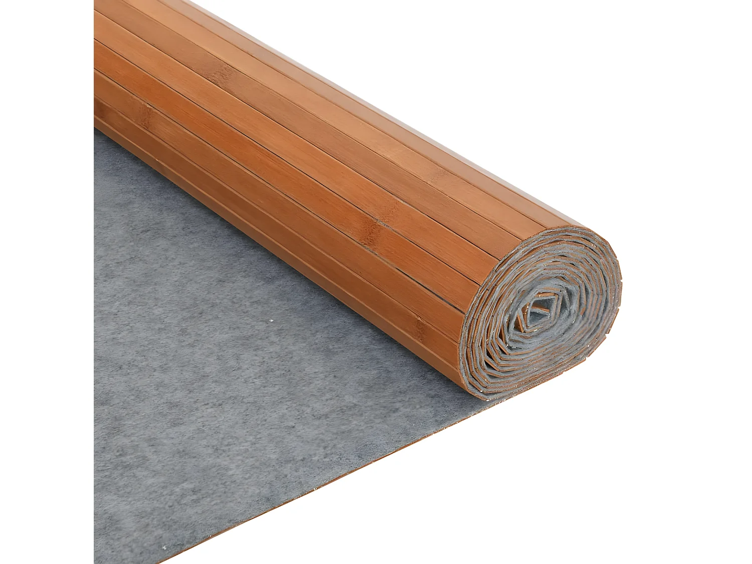 vidaXL Biombo divisor de bambú color natural 165x800 cm Marrón