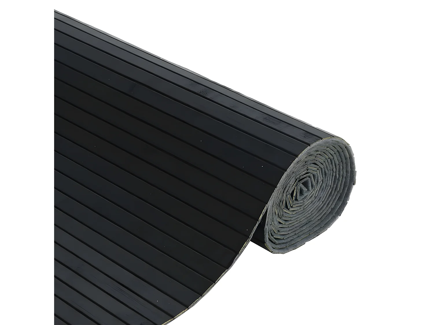 Cloison de séparation noir 165x800 bambou