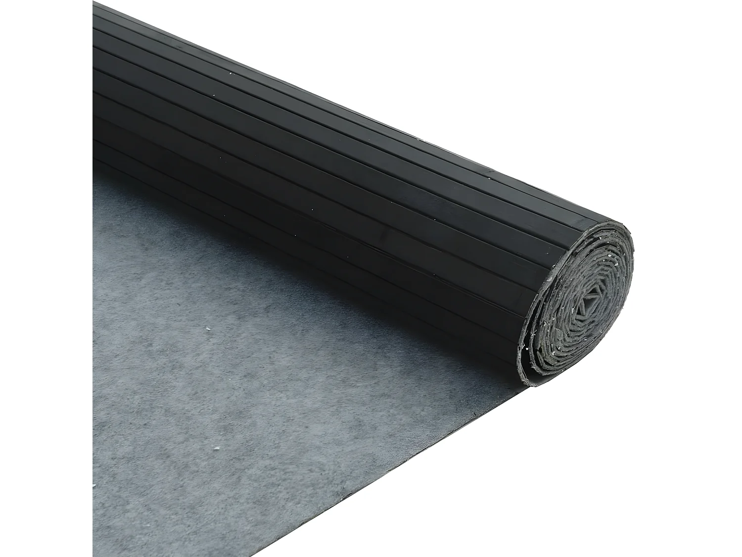 Cloison de séparation noir 165x800 bambou