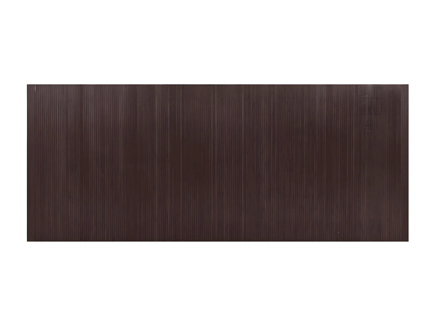 Cloison de séparation marron foncé 165x400 bambou