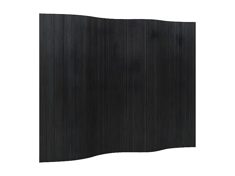 Cloison de séparation noir 165x250 bambou