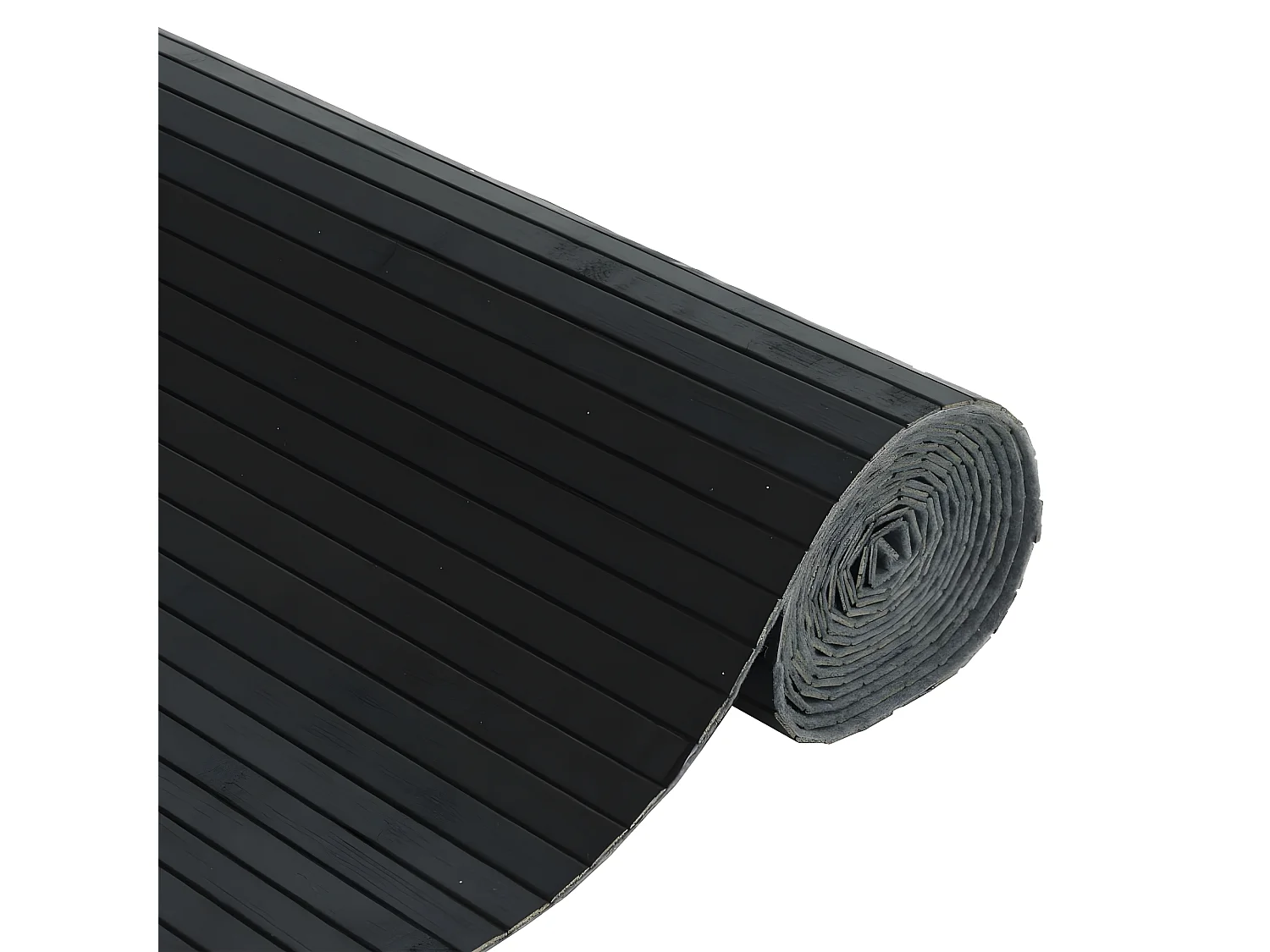 Cloison de séparation noir 165x250 bambou