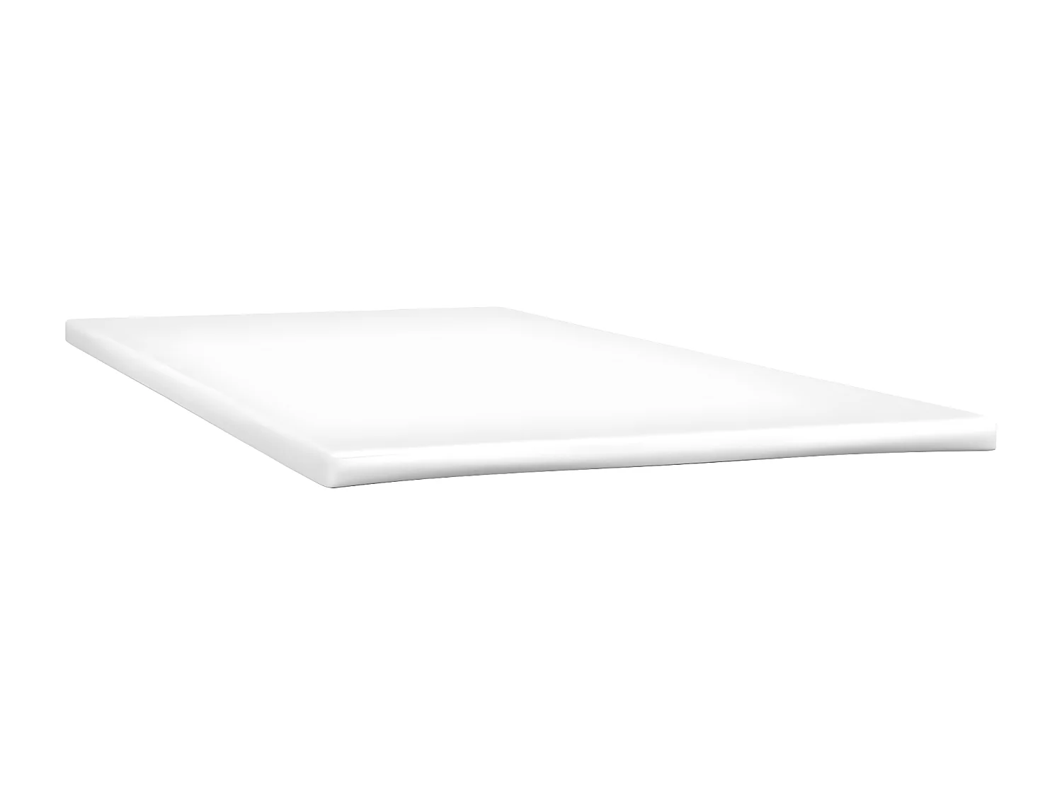 Sommier à lattes de lit matelas et LED crème 120x190 tissu