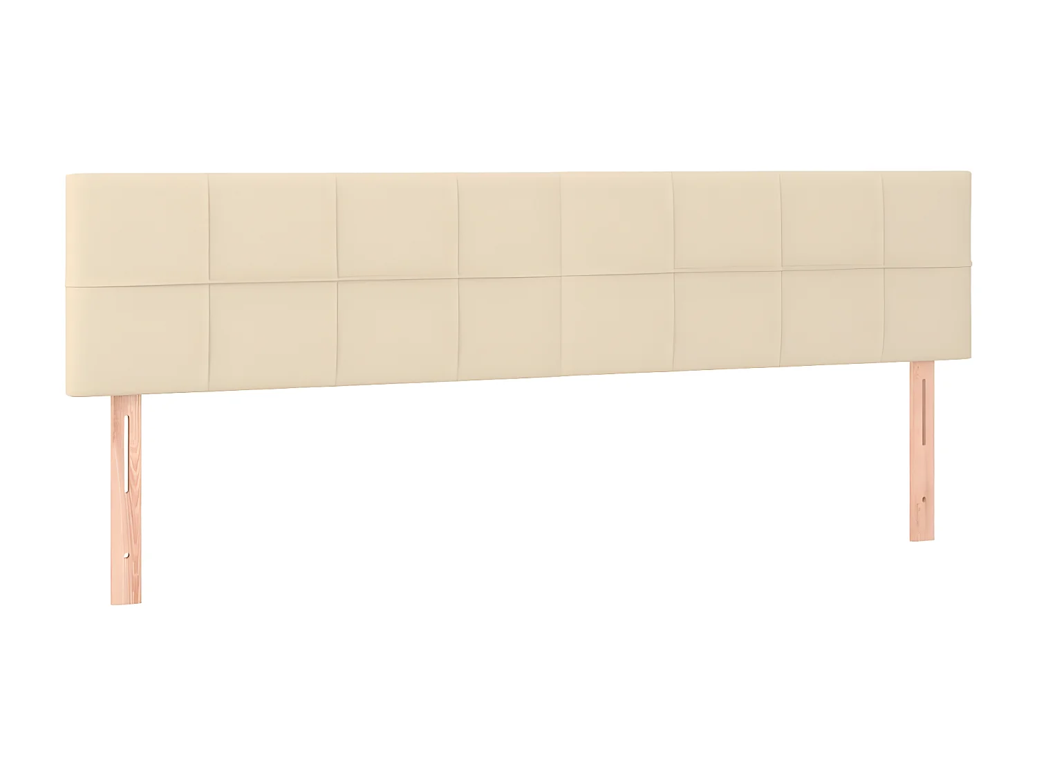 Sommier à lattes de lit matelas et LED crème 120x190 tissu