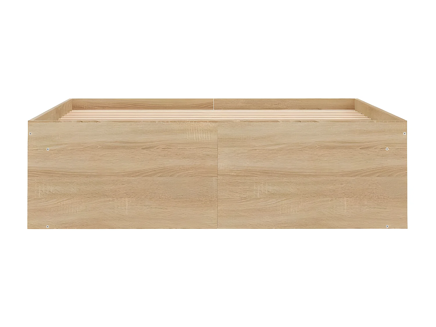 Cadre de lit chêne sonoma 120x190 petit double