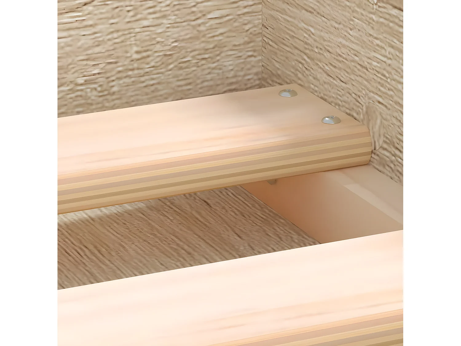 Cadre de lit chêne sonoma 120x190 petit double