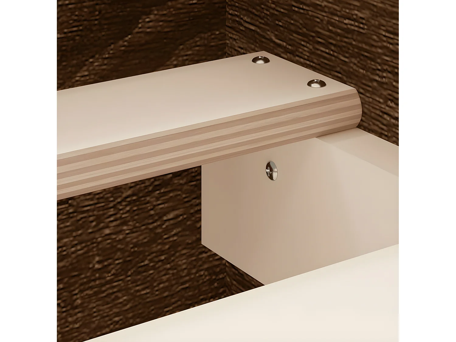 Cadre de lit tête de lit et pied de lit chêne marron 160x200