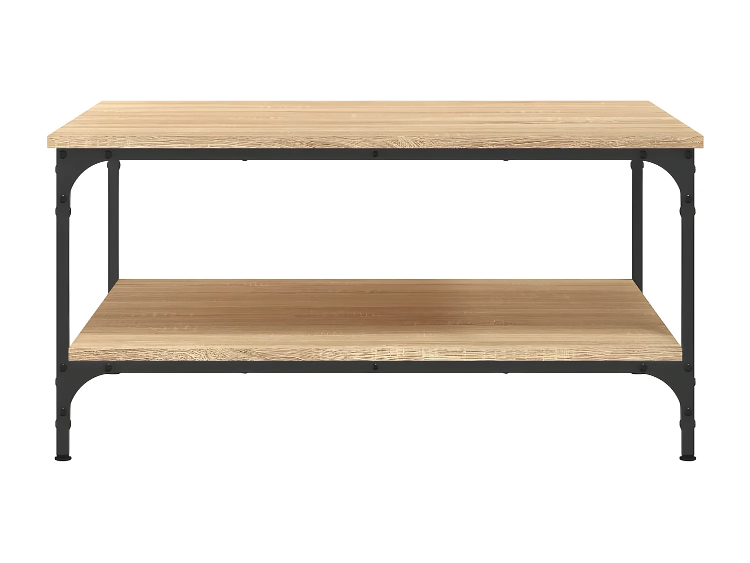 Table basse chêne sonoma 80x80x40 bois d'ingénierie