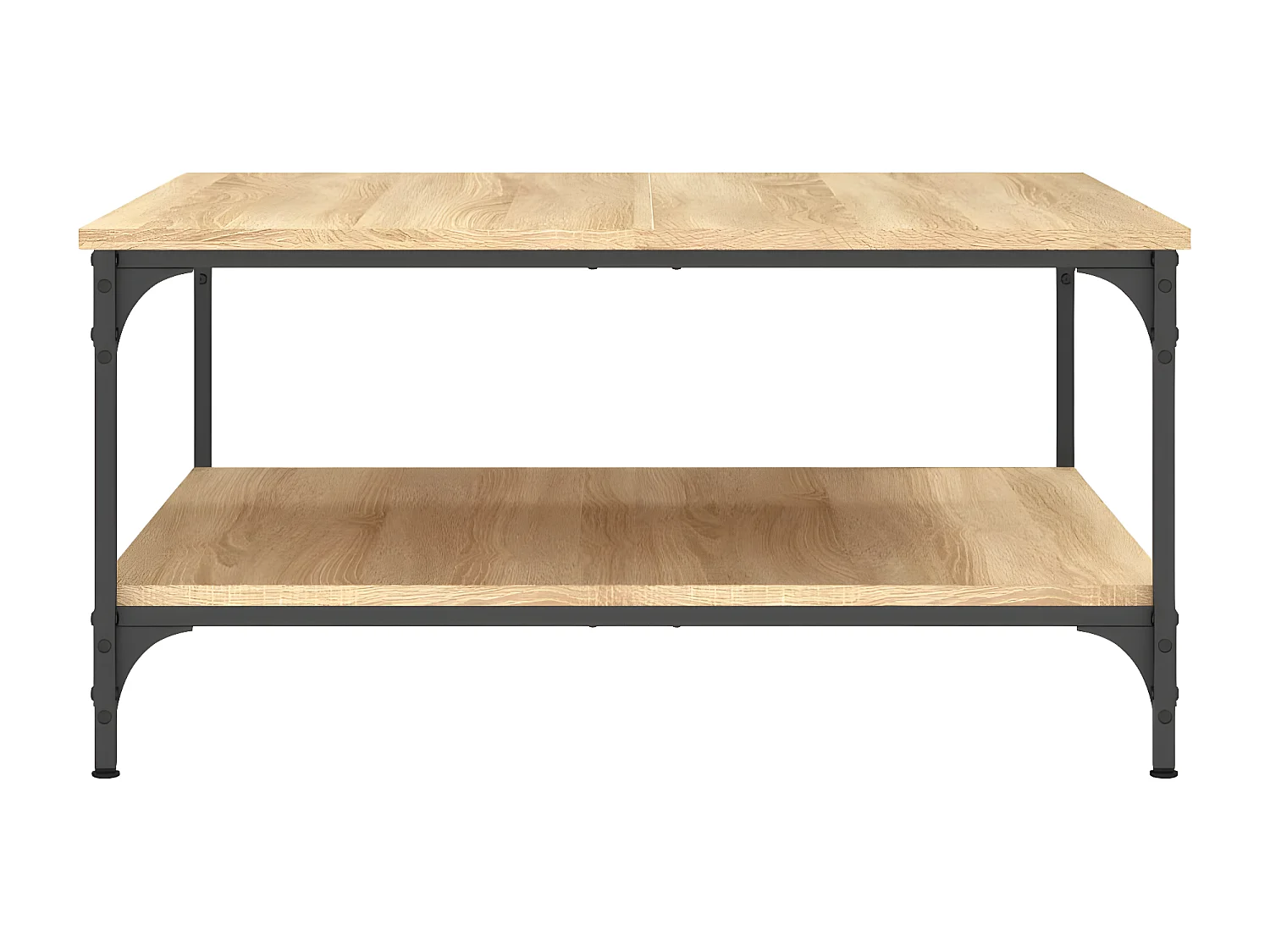 Table basse chêne sonoma 80x80x40 bois d'ingénierie