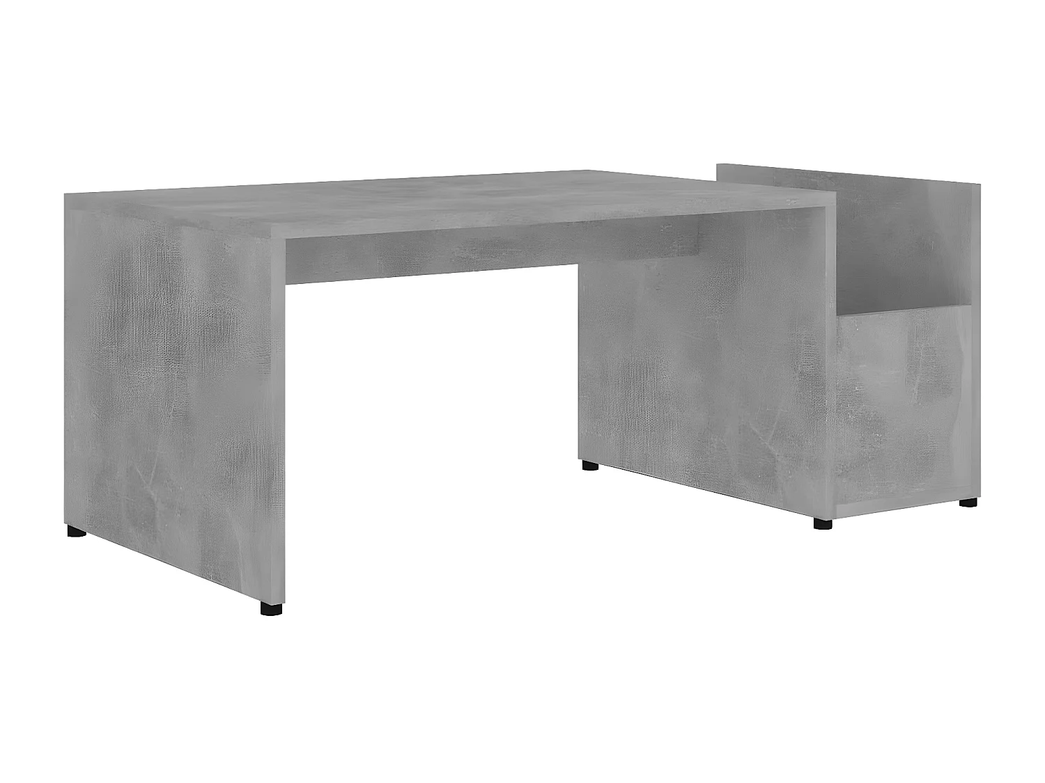 Table basse Gris béton 90x45x35