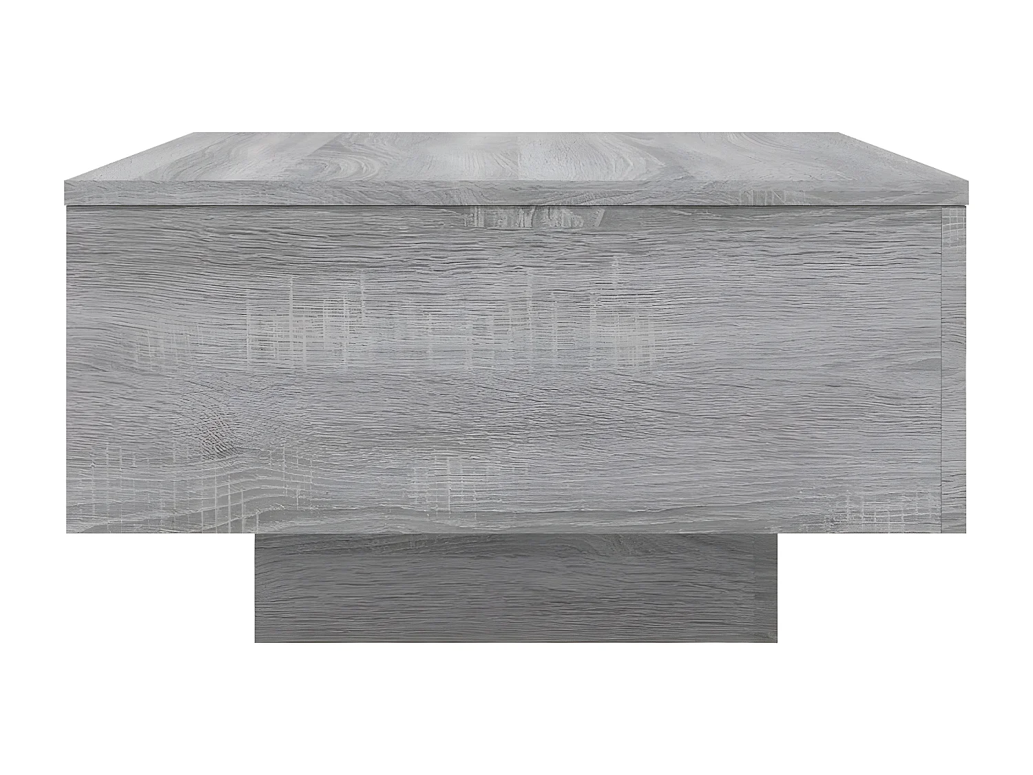 Table basse sonoma gris 55x55x31 bois d'ingénierie
