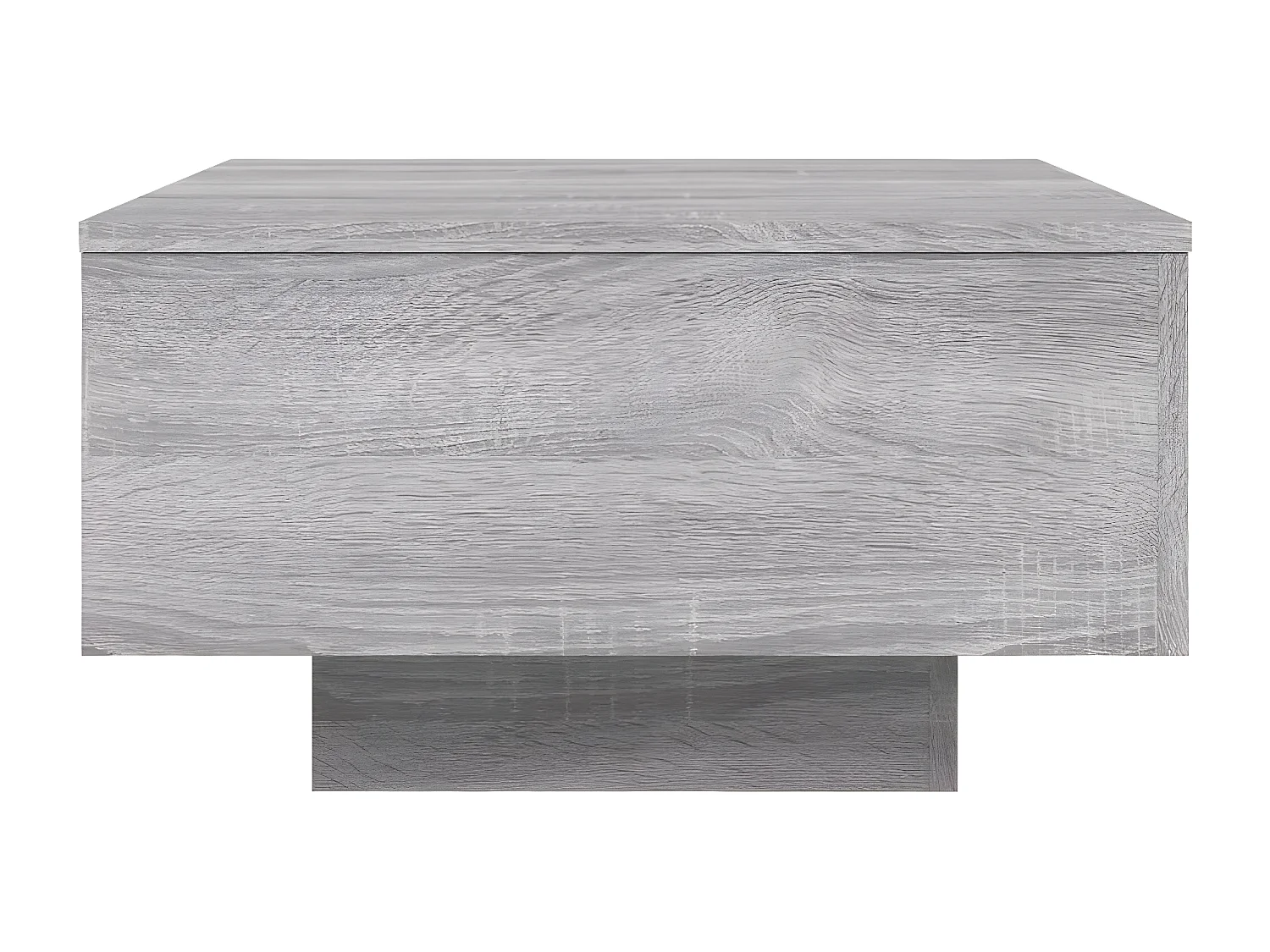 Table basse sonoma gris 55x55x31 bois d'ingénierie