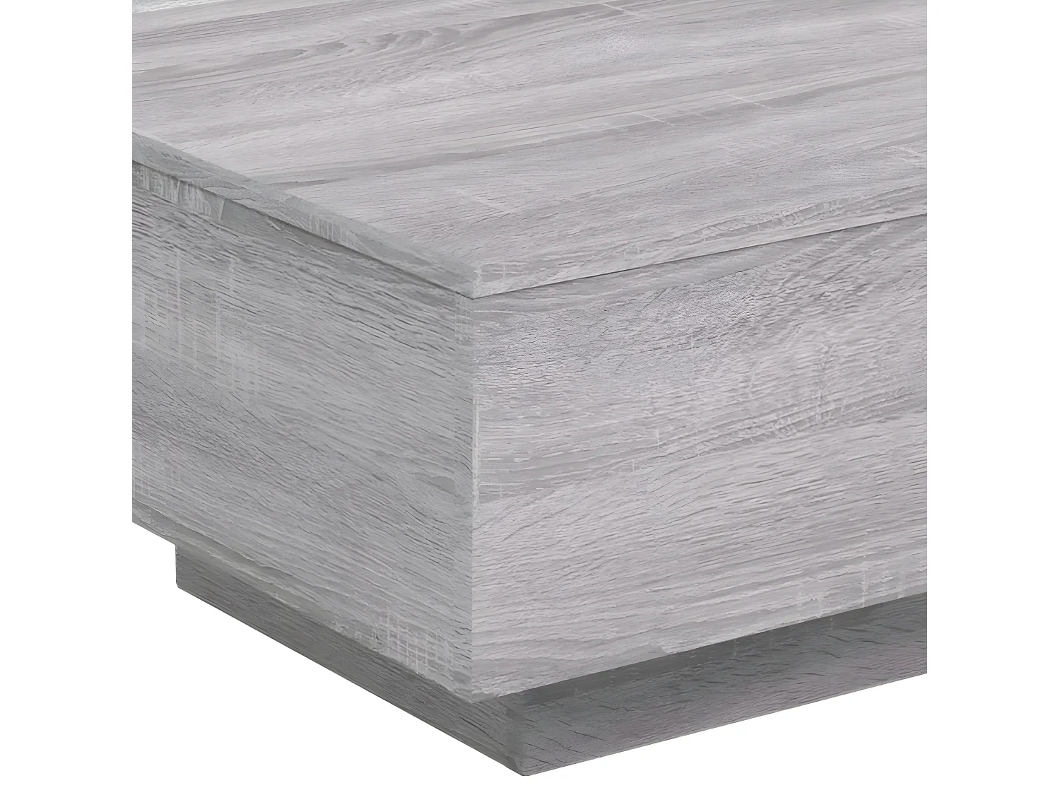 Table basse sonoma gris 55x55x31 bois d'ingénierie