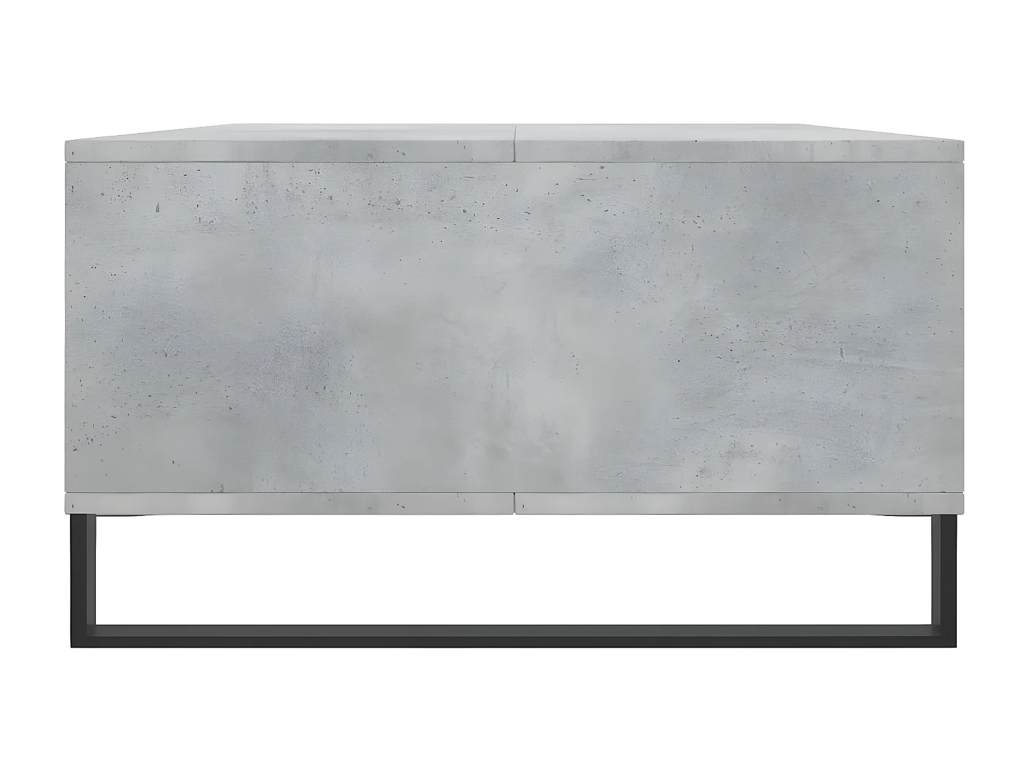 Table basse gris béton 104x60x35 bois d'ingénierie