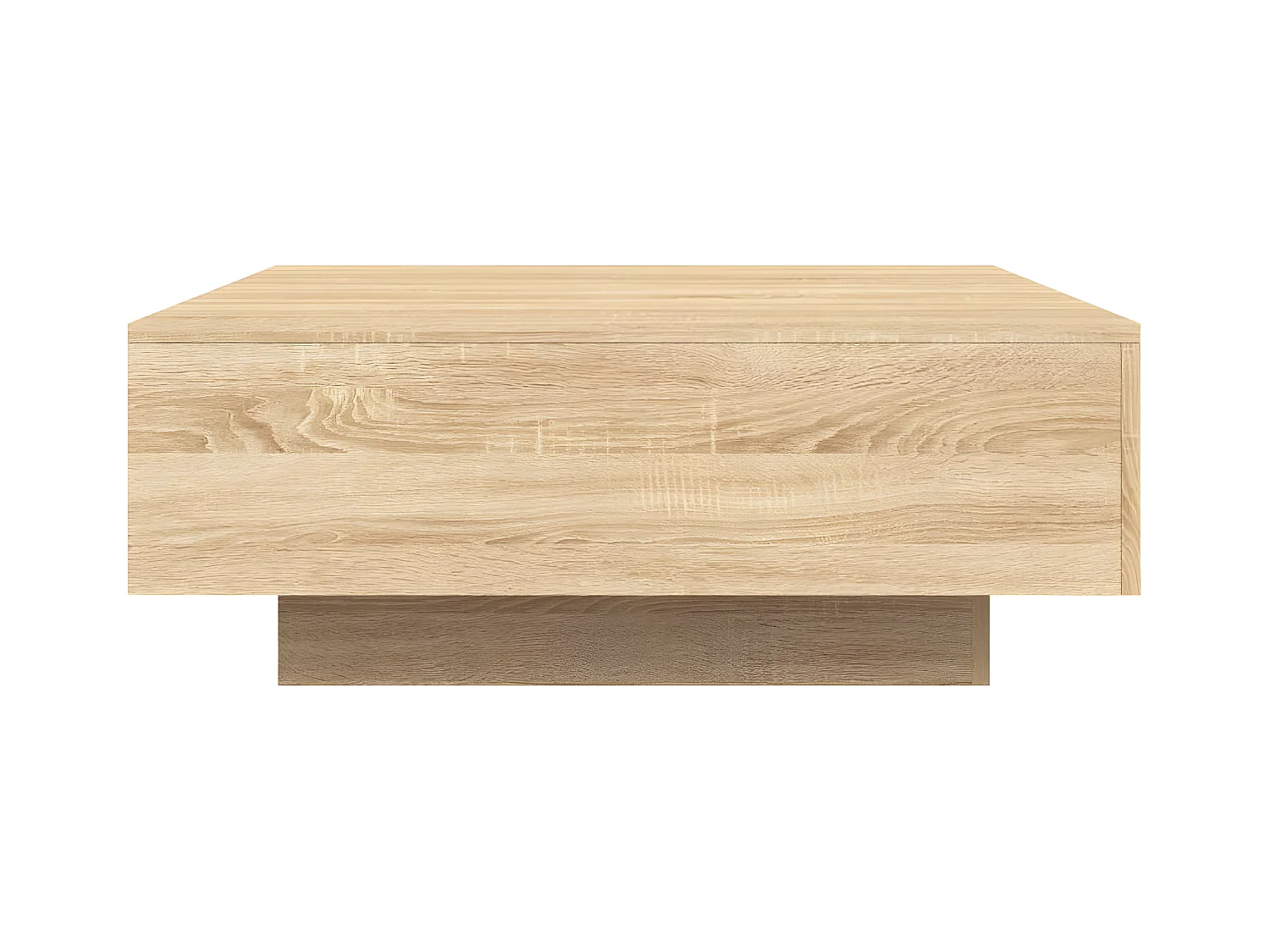 Table basse chêne sonoma 80x80x31 bois d'ingénierie