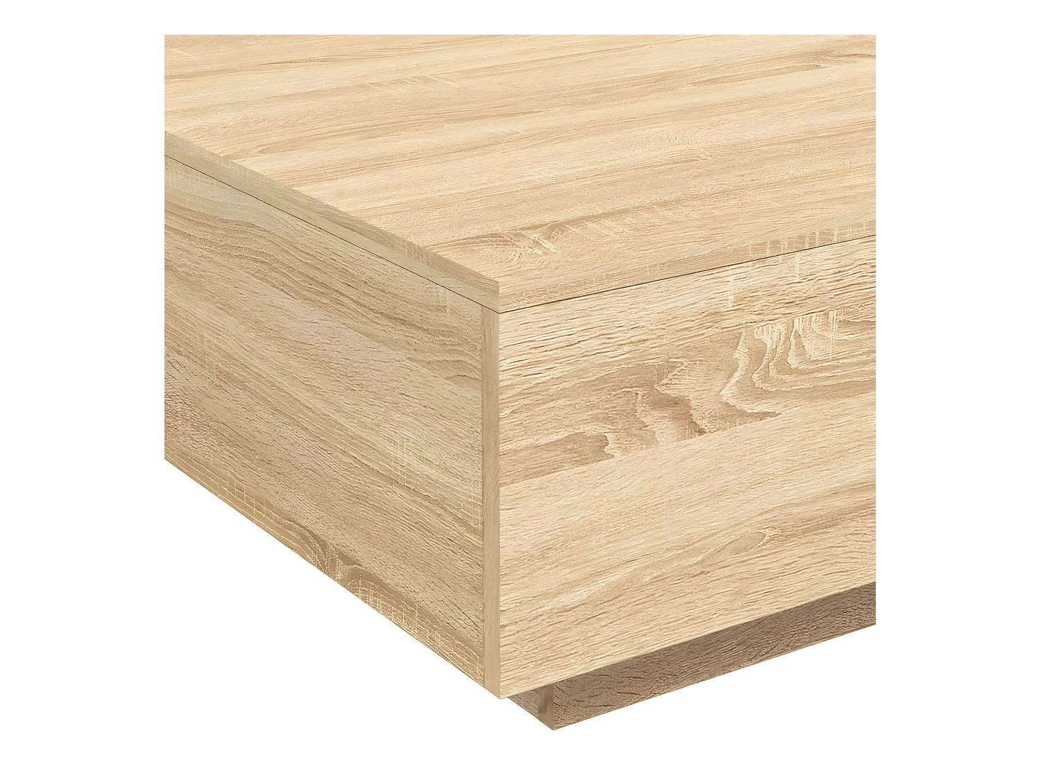 Table basse chêne sonoma 80x80x31 bois d'ingénierie