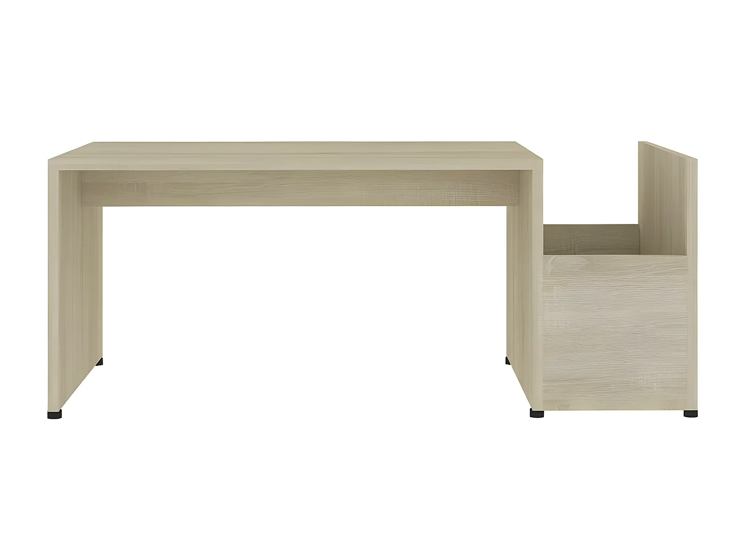 Table basse bois chêne sonoma Tessia 90cm