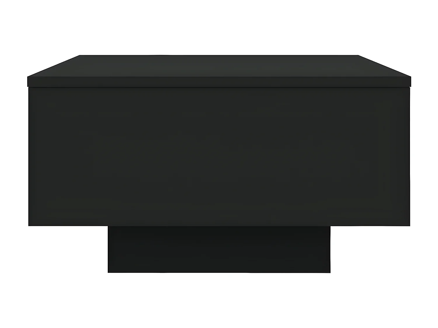 Table basse noir 55x55x31 bois d'ingénierie