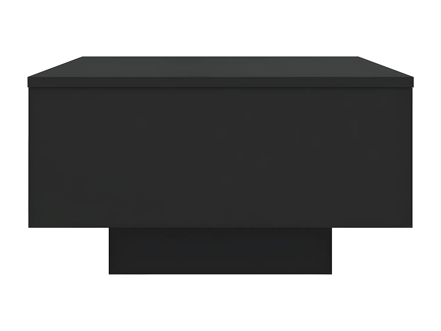 Table basse noir 55x55x31 bois d'ingénierie