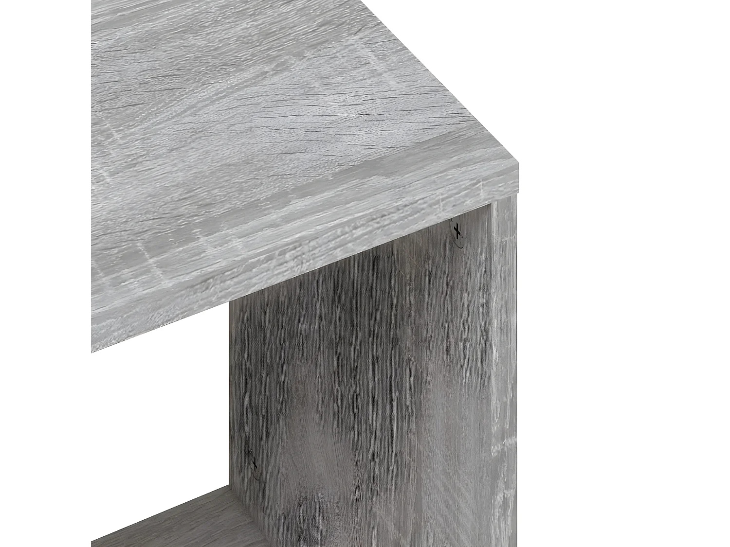 Tables basses gigognes 2 pcs sonoma gris bois d'ingénierie