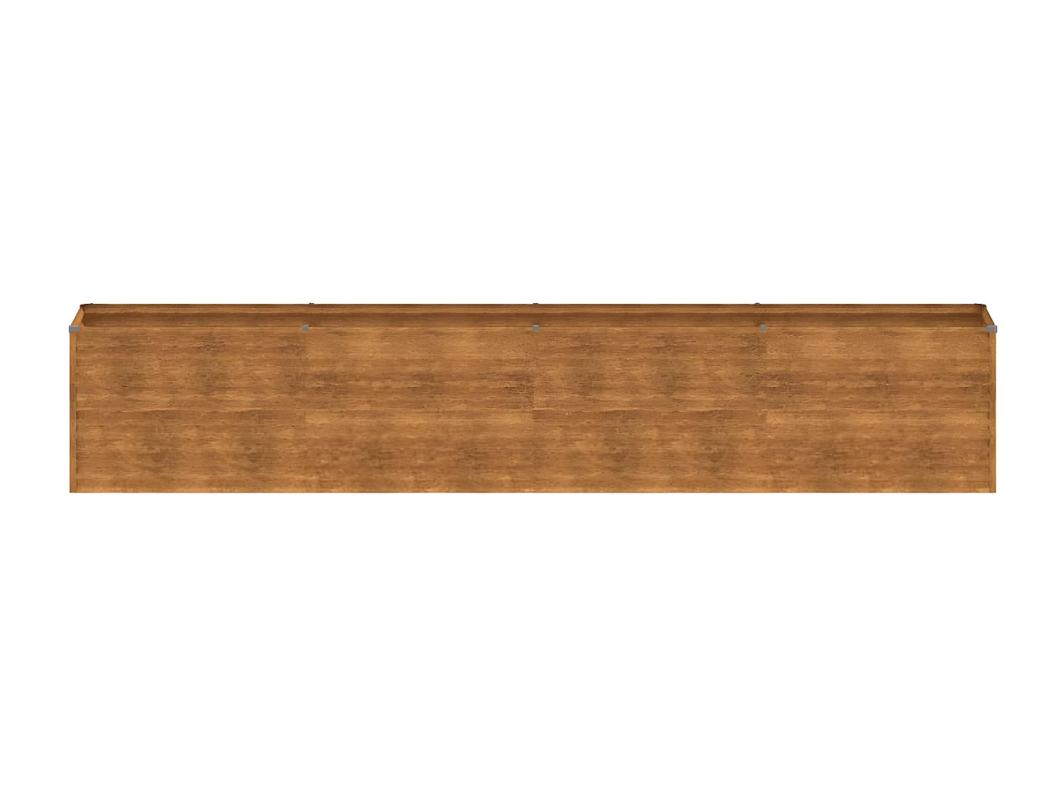 Lit surélevé de jardin 385x50x69 acier corten