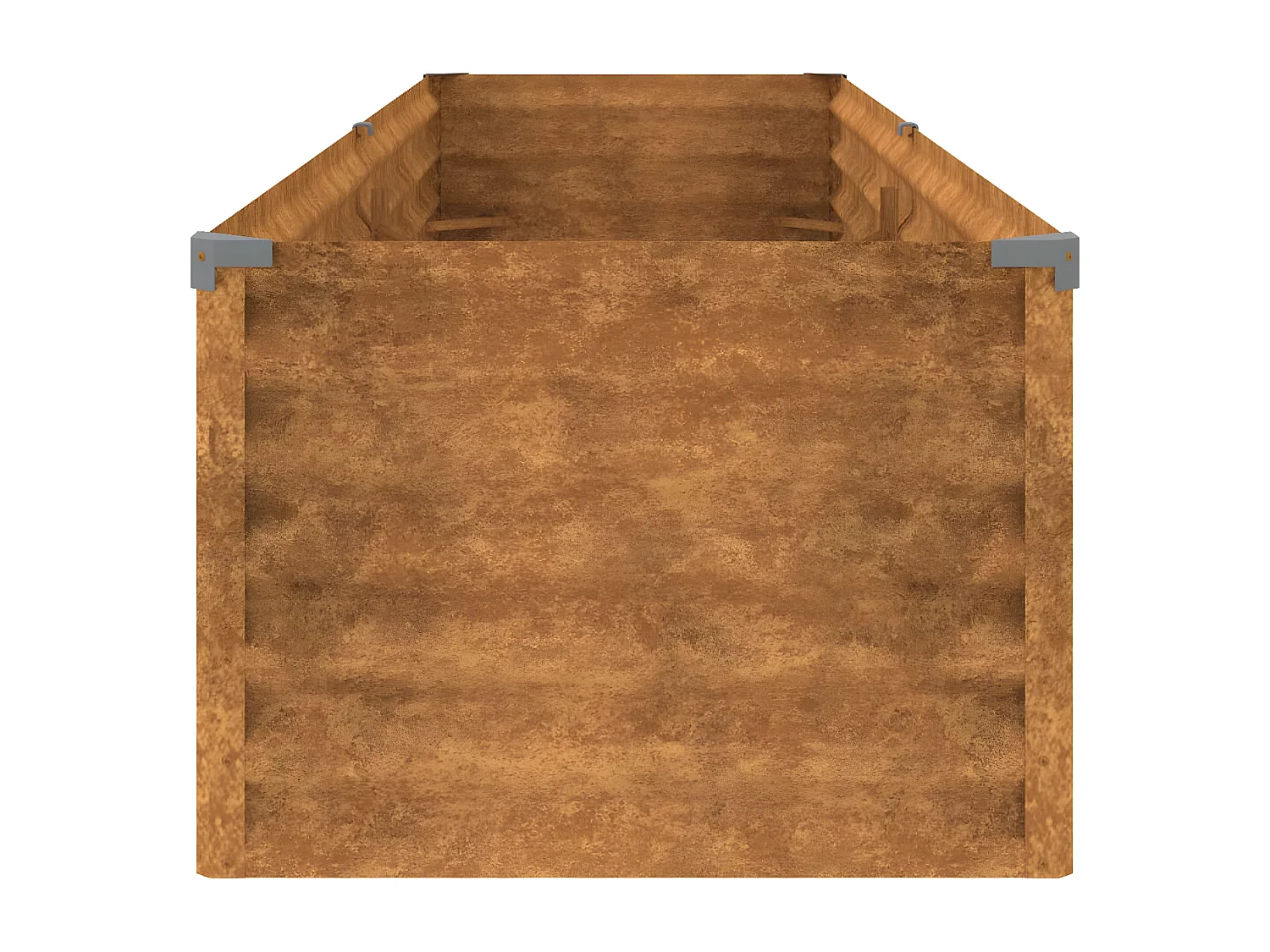 Lit surélevé de jardin 194x50x36 acier corten