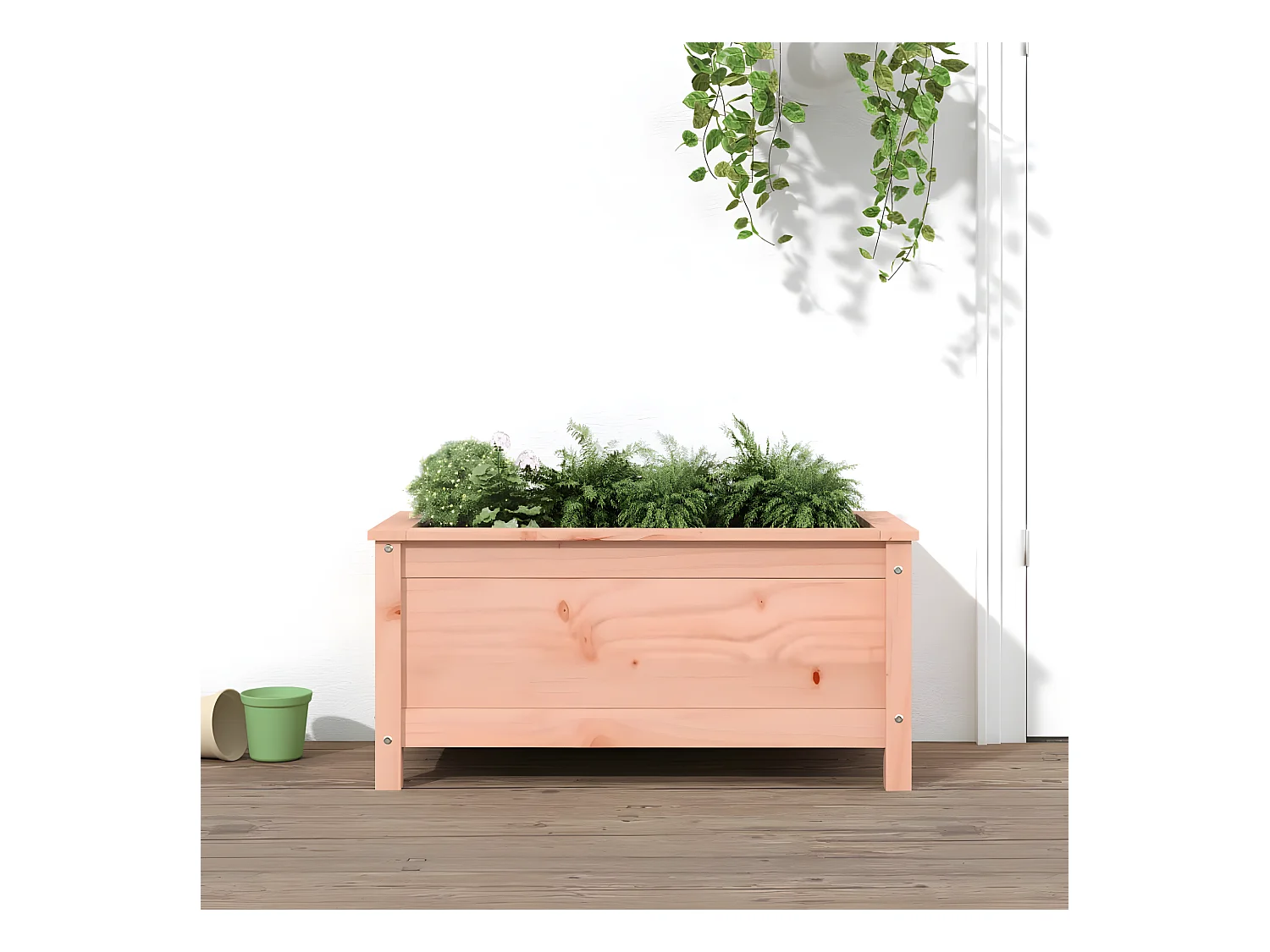 Jardinière 82,5x40x39 bois massif douglas