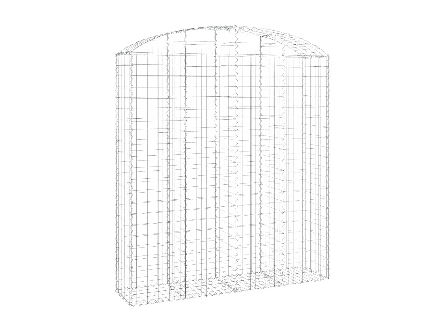 Cesta gaviones forma arco hierro galvanizado 200x50x220/240 cm