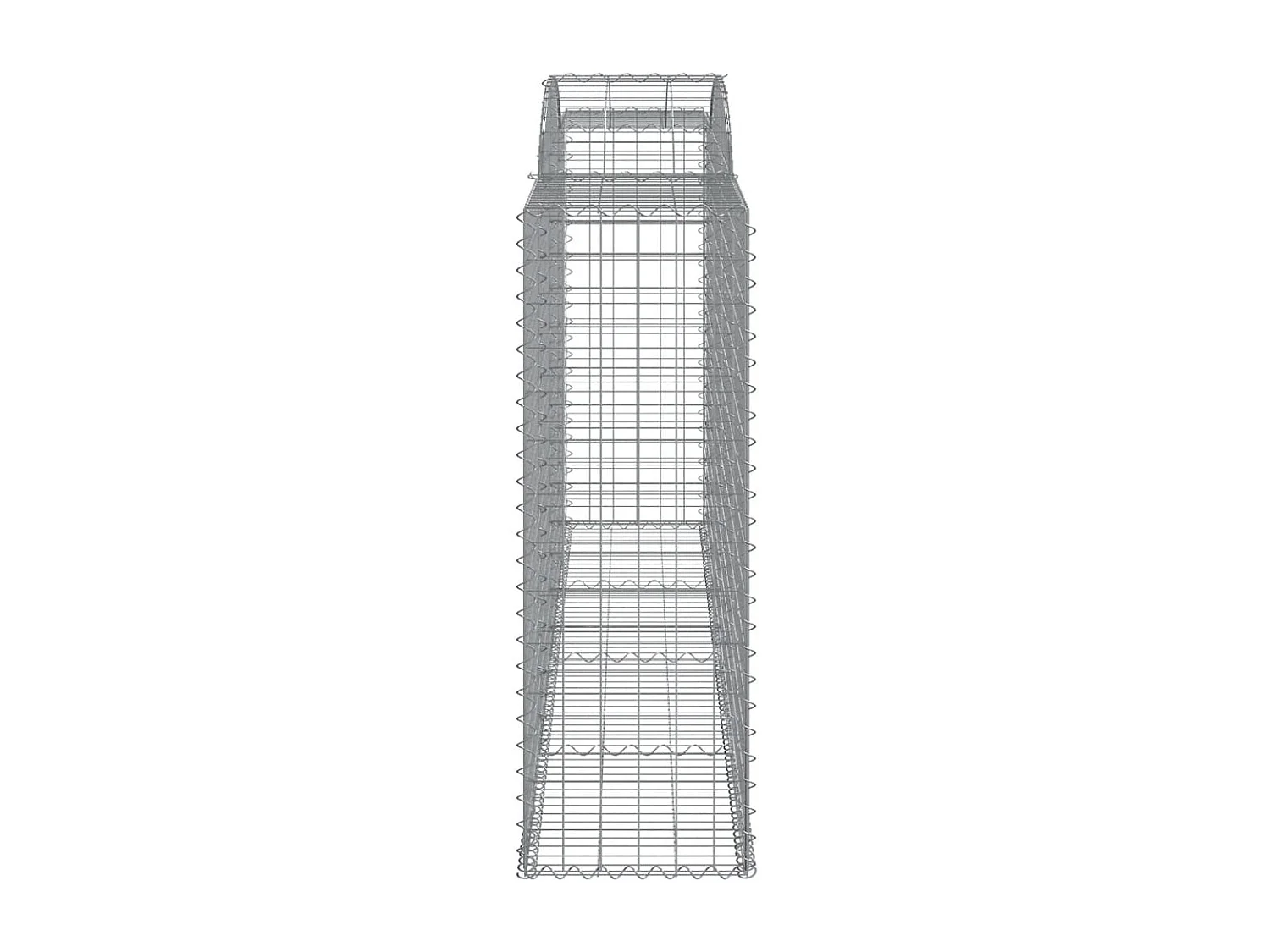 Cestos gabião arqueados 25 peças 300x50x140/160 ferro galvanizado